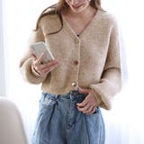 ショート丈ボリュームニットカーディガン | Girly Doll | 詳細画像10 