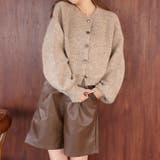 ショート丈ボリュームニットカーディガン | Girly Doll | 詳細画像15 