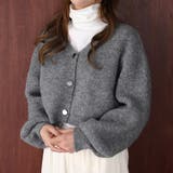 ショート丈ボリュームニットカーディガン | Girly Doll | 詳細画像17 