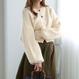 ショート丈ボリュームニットカーディガン | Girly Doll | 詳細画像20 