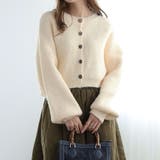 ショート丈ボリュームニットカーディガン | Girly Doll | 詳細画像21 