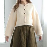 ショート丈ボリュームニットカーディガン | Girly Doll | 詳細画像22 