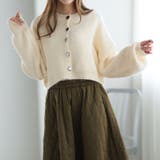 ショート丈ボリュームニットカーディガン | Girly Doll | 詳細画像23 
