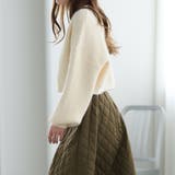 ショート丈ボリュームニットカーディガン | Girly Doll | 詳細画像24 