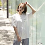ホワイト | イラストTシャツ【韓国ファッション】 | Girly Doll