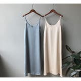 サテンフレアキャミソールワンピース【韓国ファッション】 | Girly Doll | 詳細画像8