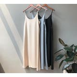 サテンフレアキャミソールワンピース【韓国ファッション】 | Girly Doll | 詳細画像9