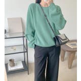 グリーン | ニット・セーター【韓国ファッション】 | Girly Doll