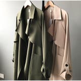 ロングトレンチコート【韓国ファッション】 | Doula Doula | 詳細画像4