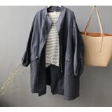 グレー | ロングコート【韓国ファッション】 | Girly Doll