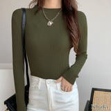 カーキ | ニット・セーター【韓国ファッション】 | Girly Doll