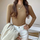 キャメル | ニット・セーター【韓国ファッション】 | Girly Doll