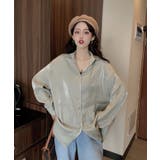 オーバーサイズシャツ【韓国ファッション】 | Girly Doll | 詳細画像8 
