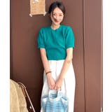 パフスリーブサマーニット【韓国ファッション】 | Girly Doll | 詳細画像3 