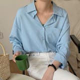 開襟カラーシャツ【韓国ファッション】 | Doula Doula | 詳細画像3 