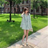 ジャケット＆キャミソール＆パンツ 3点セットアップ【韓国ファッション】 | Girly Doll | 詳細画像3 