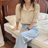 パフスリーブシャツ【韓国ファッション】 | Doula Doula | 詳細画像4 
