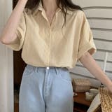 ストライプ半袖シャツ【韓国ファッション】 | Doula Doula | 詳細画像8