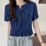 メロウレースアップトップス【韓国ファッション】 | Girly Doll | 詳細画像5