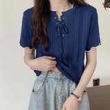 メロウレースアップトップス【韓国ファッション】 | Girly Doll | 詳細画像6