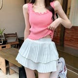 ノースリーブフリルニット【韓国ファッション】 | Girly Doll | 詳細画像4 