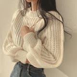 ローゲージクロップドニット【韓国ファッション】 | Girly Doll | 詳細画像3