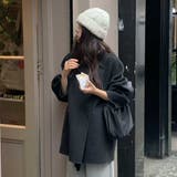 ダークグレー | チェスターコート【韓国ファッション】 | Girly Doll