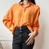 オレンジ | シャツ【韓国ファッション】 | Girly Doll