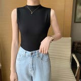 ブラック | タンクトップ【韓国ファッション】 | Girly Doll