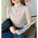 サマーリブニットトップス【韓国ファッション】 | Girly Doll | 詳細画像2 