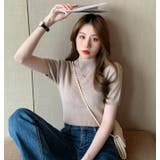 サマーリブニットトップス【韓国ファッション】 | Girly Doll | 詳細画像3 