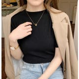 サマーリブニットトップス【韓国ファッション】 | Girly Doll | 詳細画像17 