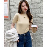 サマーリブニットトップス【韓国ファッション】 | Girly Doll | 詳細画像6 