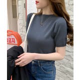 サマーリブニットトップス【韓国ファッション】 | Girly Doll | 詳細画像15 