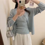 ニットカーディガン&キャミ【韓国ファッション】 | Girly Doll | 詳細画像5