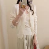 アイボリー | ニットカーディガン&キャミ【韓国ファッション】 | Girly Doll