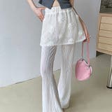 オフホワイト | パンツ【韓国ファッション】 | Girly Doll