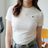 ホワイト | Tシャツ【韓国ファッション】 | Girly Doll