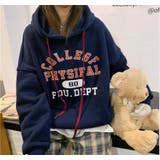 ネイビー | パーカ【韓国ファッション】【春夏新商品】 | Girly Doll