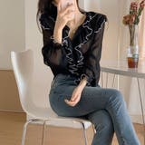 ブラウス【韓国ファッション】【春夏新商品】 | Girly Doll | 詳細画像5 