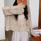 クロシェニットプルオーバー【韓国ファッション】【春夏新商品】 | Doula Doula | 詳細画像3 