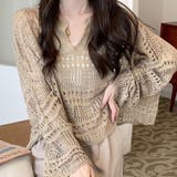 キャメル | クロシェニットプルオーバー【韓国ファッション】【春夏新商品】 | Doula Doula