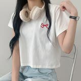 ホワイト | Tシャツ【韓国ファッション】 | Girly Doll