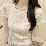 ベージュ | Tシャツ【韓国ファッション】 | Girly Doll