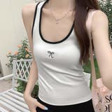 ホワイト | タンクトップ【韓国ファッション】 | Girly Doll