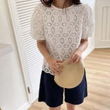 クロシェレースボリュームスリーブトップス【韓国ファッション】 | Doula Doula | 詳細画像6 