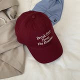 ボルドー | 刺繍ロゴキャップ【韓国ファッション】 | Girly Doll