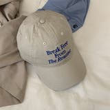 ベージュ | 刺繍ロゴキャップ【韓国ファッション】 | Girly Doll