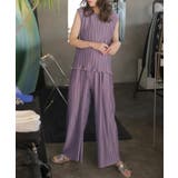 リブニットタンクトップ＆パンツ セットアップ【韓国ファッション】【春夏新商品】 | Doula Doula | 詳細画像5 