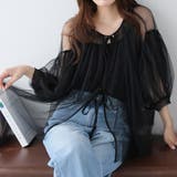 前後2WAYチュールリボンカーディガン | Doula Doula | 詳細画像8
